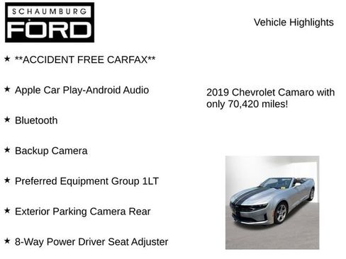 Used 2019 Chevrolet Camaro LT RWD image 7