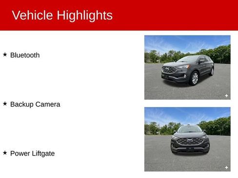 Used 2020 Ford Edge Titanium w/ Cargo Accessory Package FWD image 2