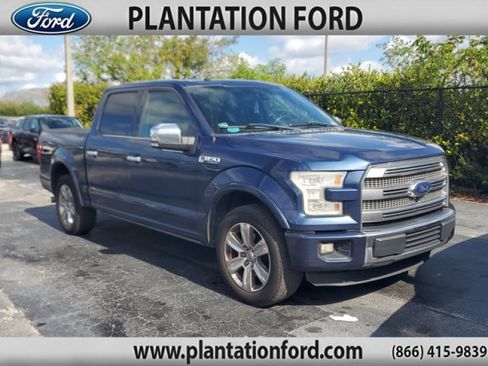 Used 2016 Ford F150 Platinum w/ Equipment Group 701A Luxury RWD image 1