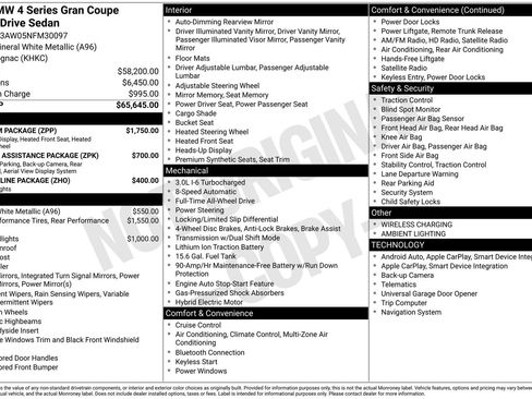 Used 2022 BMW M440i xDrive Gran Coupe w/ Premium Package image 38