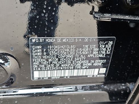 New 2026 Honda HR-V LX image 10