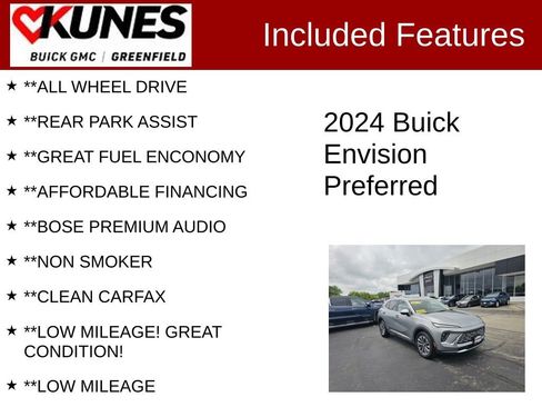 Used 2024 Buick Envision Preferred AWD/4WD image 3