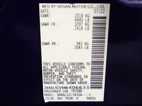 Used 2022 Nissan Altima 2.0 SR image 50