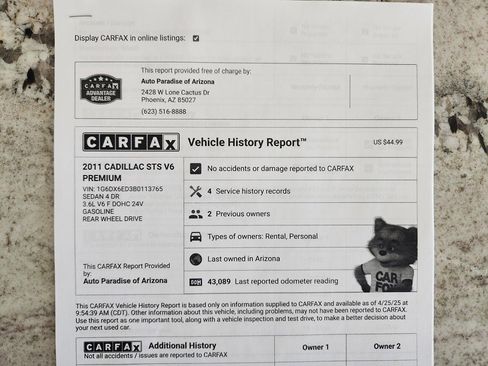 Used 2011 Cadillac STS image 6