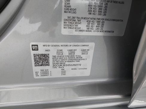 Used 2025 Chevrolet Silverado 1500 High Country w/ High Country Premium Package image 34