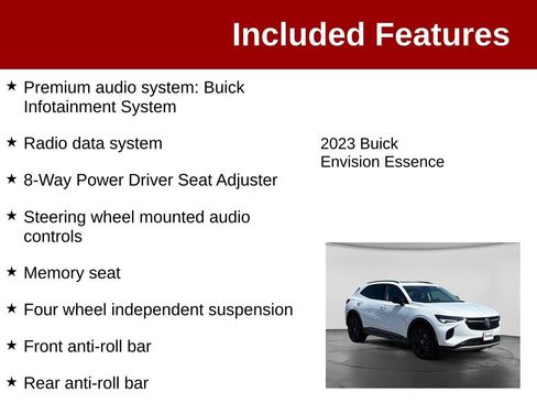 Used 2023 Buick Envision Essence w/ Sport Touring Package AWD/4WD image 4