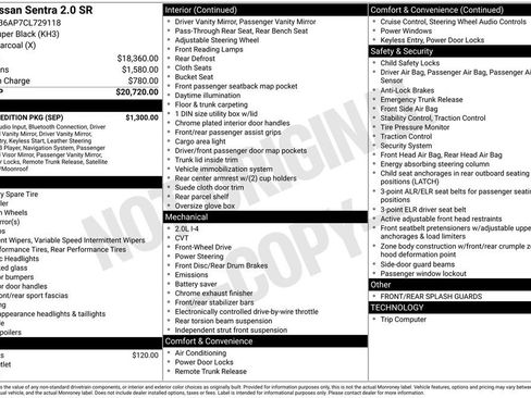 Used 2012 Nissan Sentra 2.0 SR w/ Special Edition Pkg image 7