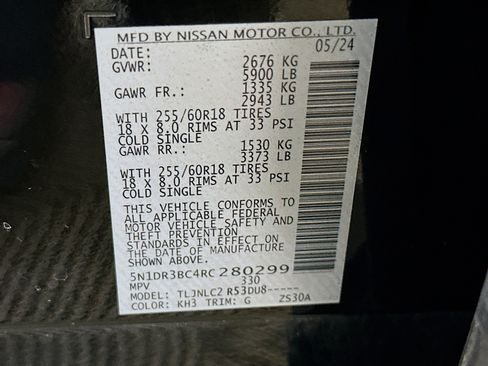 Used 2024 Nissan Pathfinder SV image 12