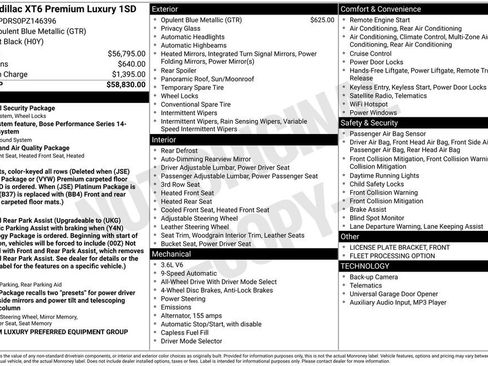 Used 2023 Cadillac XT6 Premium Luxury image 17