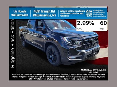 New 2026 Honda Ridgeline Black Edition