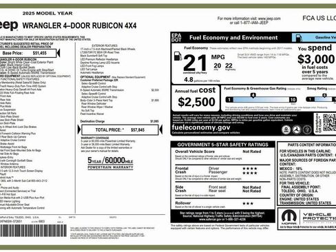 Certified 2025 Jeep Wrangler Unlimited Rubicon image 4