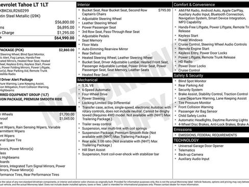 Used 2020 Chevrolet Tahoe LT w/ Luxury Package image 51