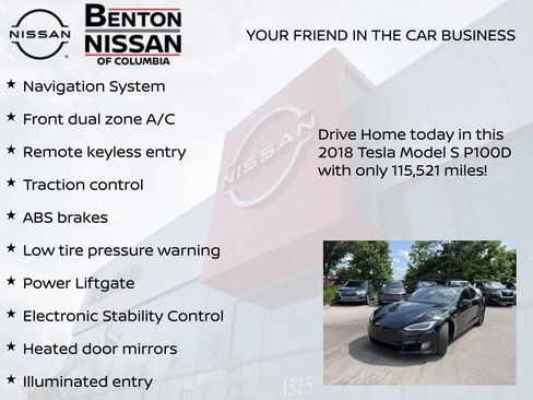 Used 2018 Tesla Model S P100D AWD/4WD image 9