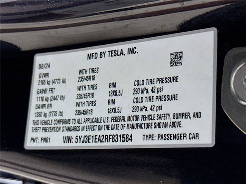 Used 2024 Tesla Model 3 Long Range RWD image 31