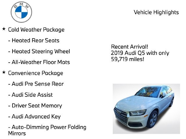 Used 2019 Audi Q5 2.0T Premium Plus w/ Premium Plus Package AWD/4WD image 4