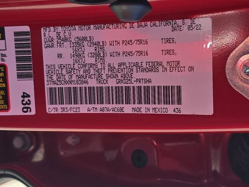 Used 2022 Toyota Tacoma SR5 image 34