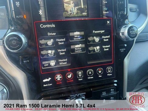 Used 2021 RAM 1500 Laramie AWD/4WD image 16