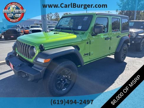 New 2025 Jeep Wrangler Unlimited Sport image 1