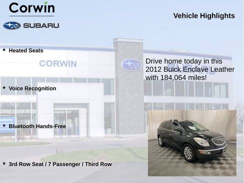 Used 2012 Buick Enclave Leather AWD/4WD image 6