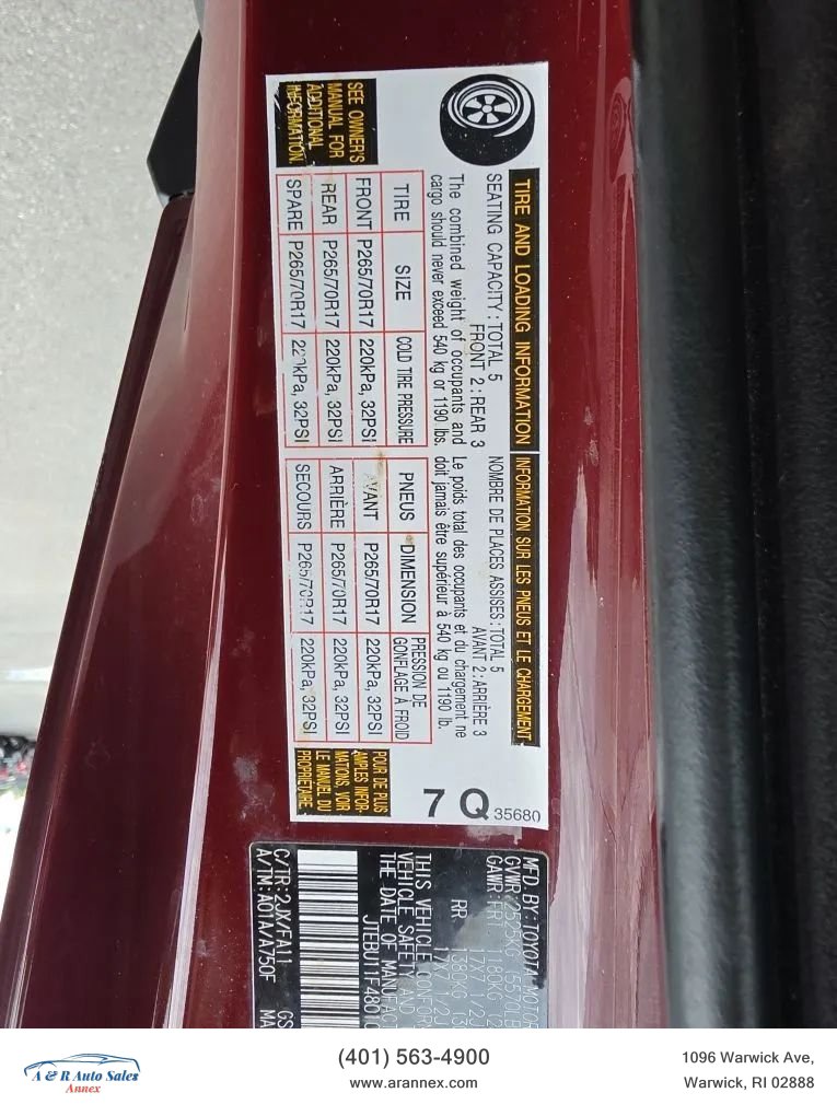 Used 2008 Toyota FJ Cruiser 4WD w/ Upgrade Pkg 2 image 19
