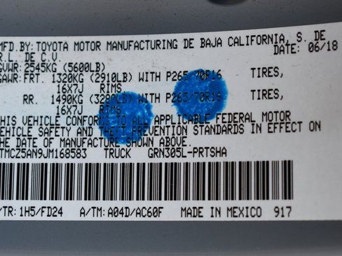 Certified 2018 Toyota Tacoma TRD Off-Road w/ Technology Package AWD/4WD image 34