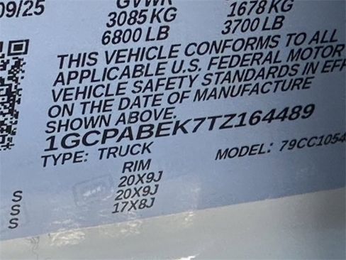 New 2026 Chevrolet Silverado 1500 Custom w/ Turbomax Blackout Package image 21