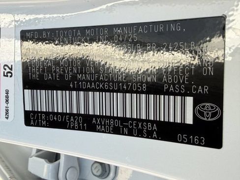 Certified 2025 Toyota Camry SE FWD image 26