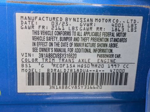 Used 2025 Nissan Sentra SV FWD image 35