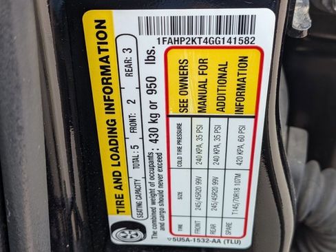 Used 2016 Ford Taurus SHO w/ Equipment Group 401A AWD/4WD image 18