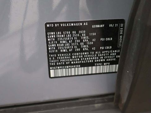 Used 2021 Volkswagen ID.4 Pro S w/ ID.4 Protection Package image 53