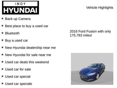 Used 2016 Ford Fusion SE FWD image 7