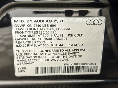 Used 2024 Audi Q4 e-tron Premium w/ Convenience Package AWD/4WD image 26