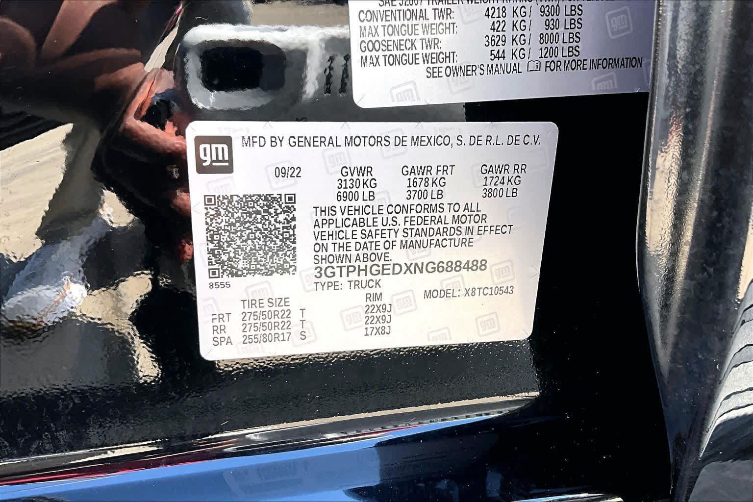 Used 2022 GMC Sierra 1500 Denali w/ Denali Reserve Package RWD image 37