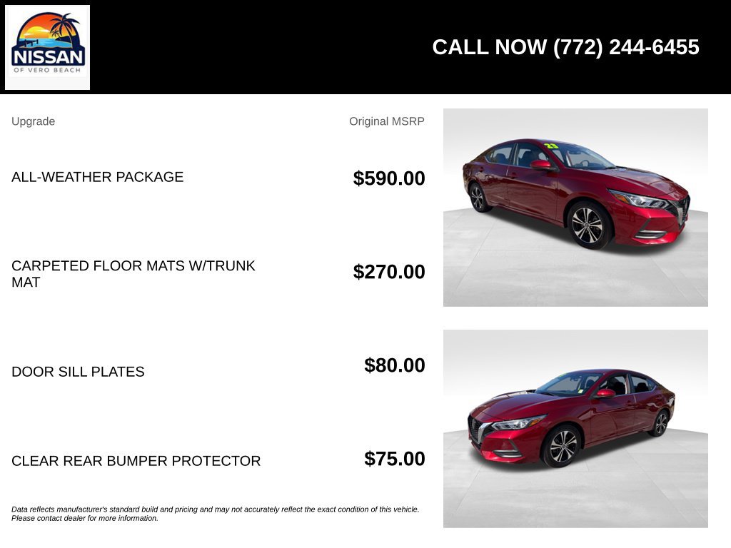 Used 2023 Nissan Sentra SV w/ All-Weather Package FWD image 6