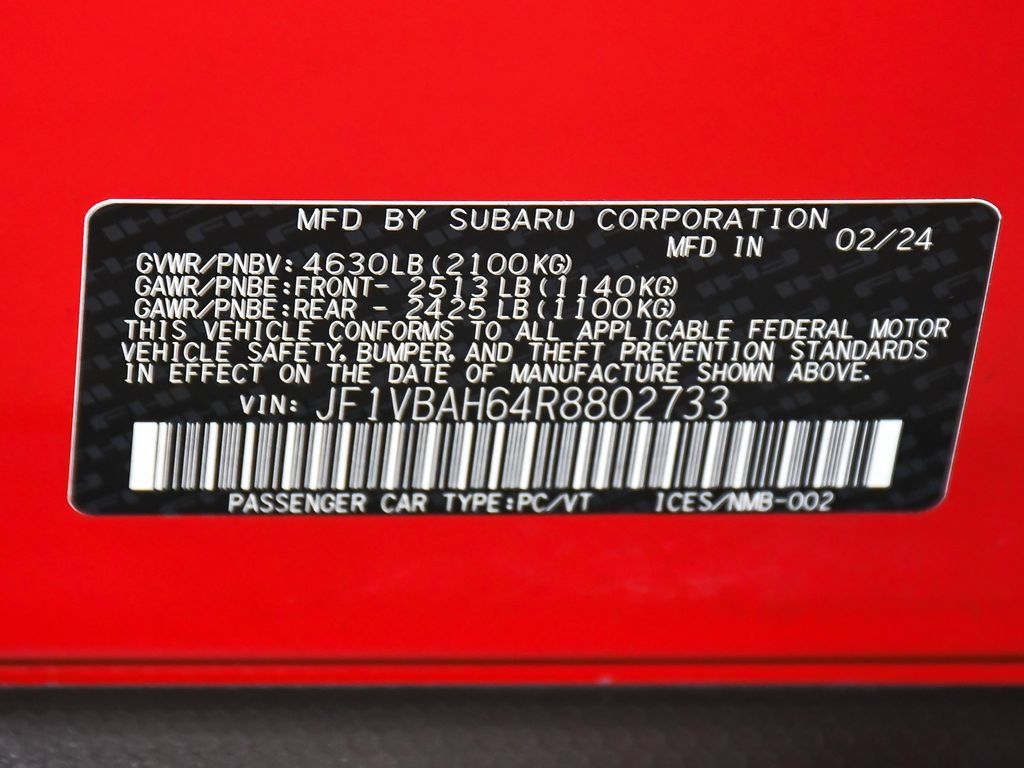 Used 2024 Subaru WRX Premium AWD/4WD image 15
