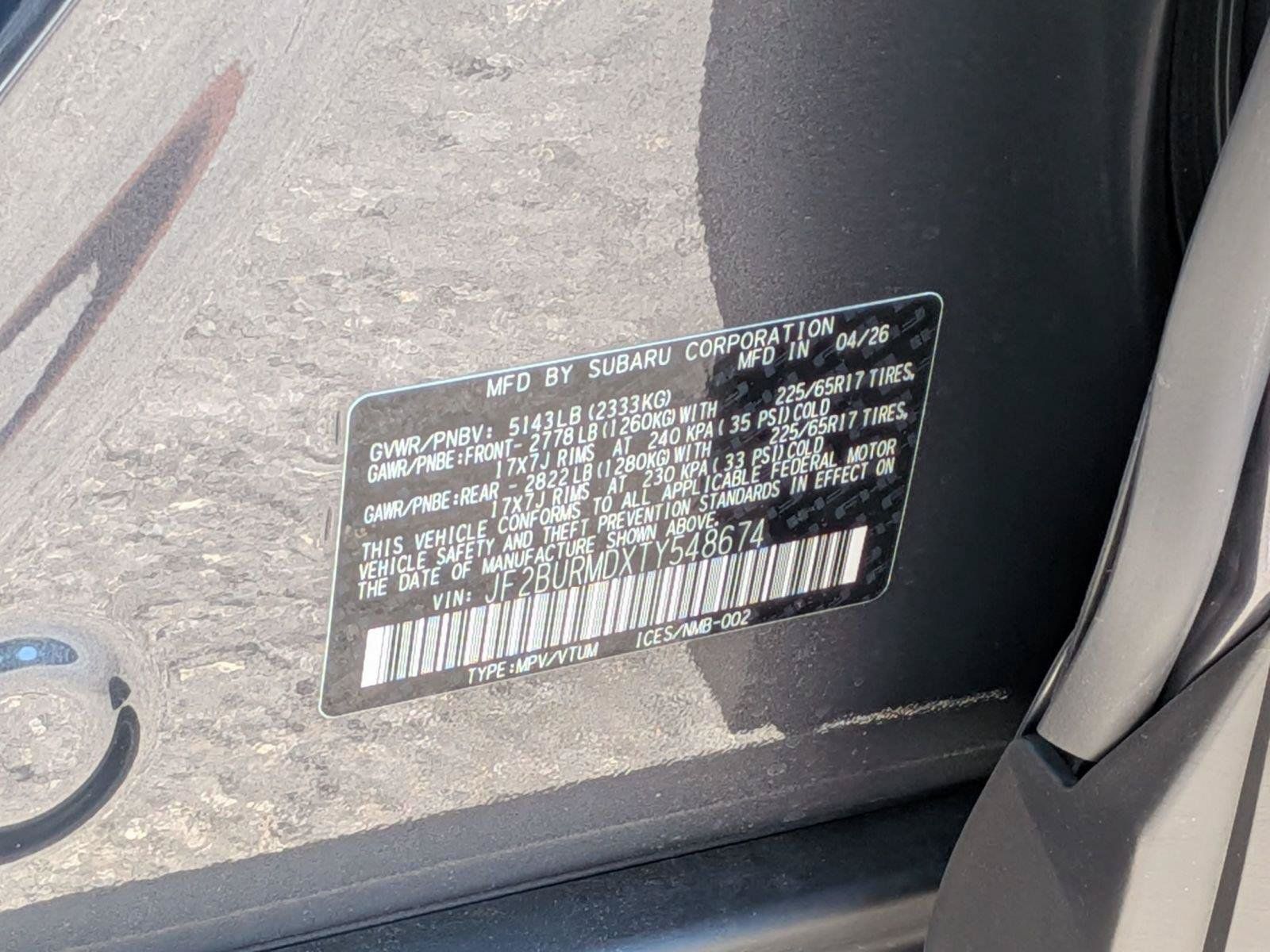 New 2026 Subaru Outback Wilderness AWD/4WD image 36