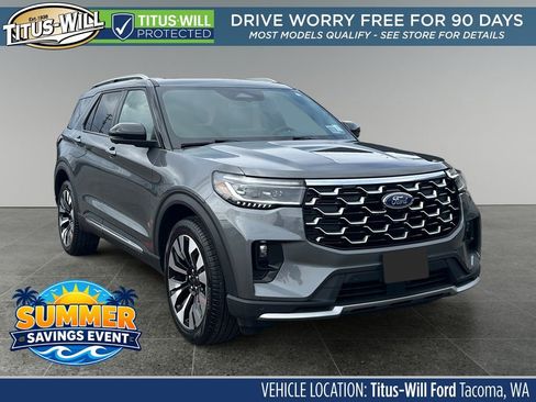 Used 2025 Ford Explorer Platinum w/ LUX Leather Package AWD/4WD image 1