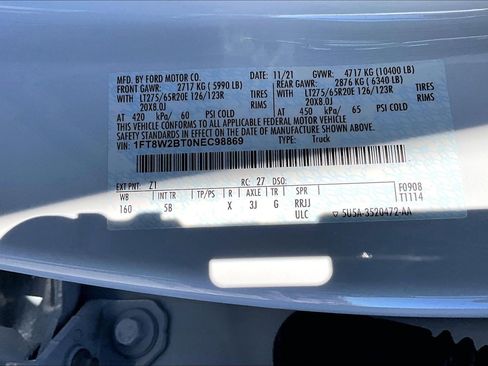 Used 2022 Ford F250 Lariat w/ Lariat Ultimate Package image 36