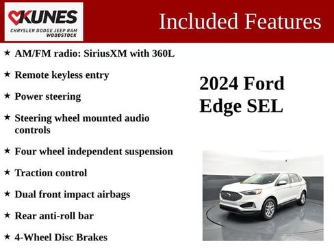 Used 2024 Ford Edge SEL AWD/4WD image 3