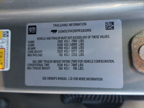 Used 2023 Chevrolet Suburban Premier RWD image 44