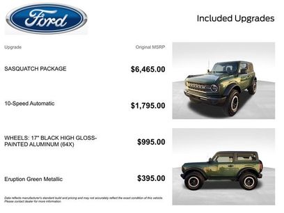New 2025 Ford Bronco 2-Door w/ Sasquatch Package