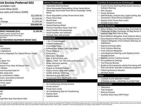 Used 2024 Buick Envista Preferred w/ Convenience I Package image 27