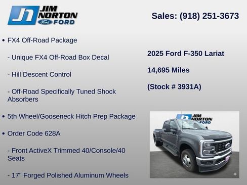 Used 2025 Ford F350 Lariat w/ Lariat Ultimate Package AWD/4WD image 8