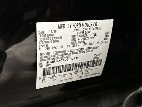 Used 2020 Lincoln Aviator Reserve w/ Equipment Group 202A image 42