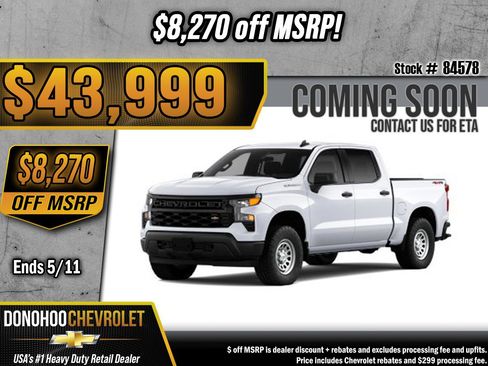 New 2026 Chevrolet Silverado 1500 W/T AWD/4WD image 1