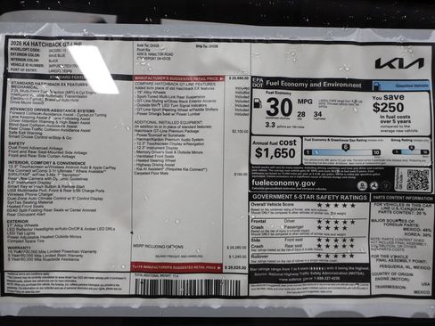 Used 2026 Kia K4 GT-Line FWD image 33