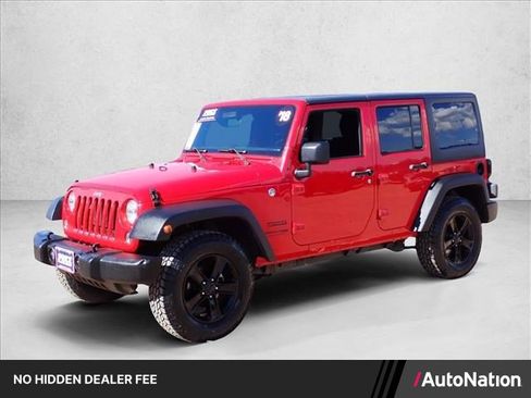 Used 2018 Jeep Wrangler Unlimited Sport w/ Connectivity Group AWD/4WD image 1