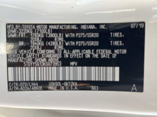 Used 2019 Toyota Sequoia Platinum RWD image 22