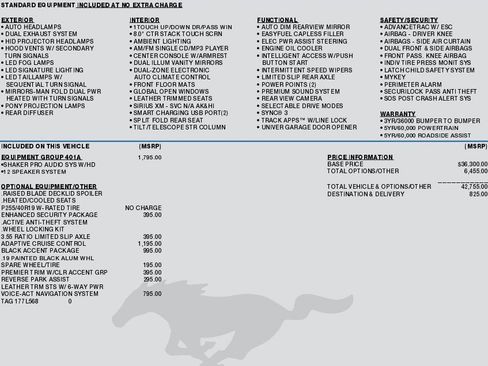 Used 2016 Ford Mustang GT Premium w/ Equipment Group 401A image 2