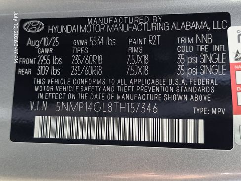 Certified 2026 Hyundai Santa Fe SE FWD image 31